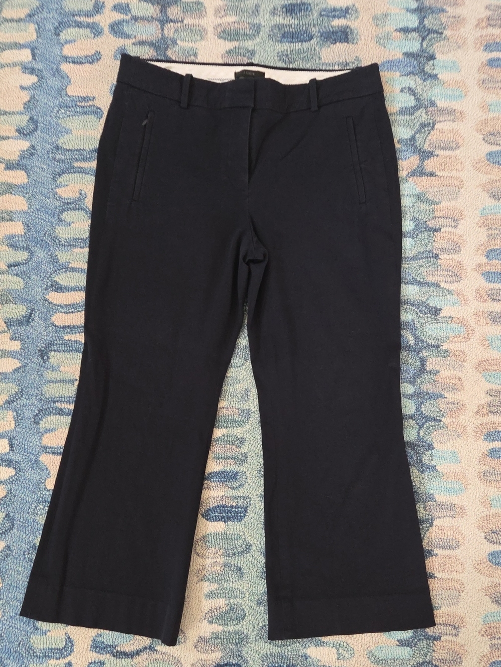 J. Crew Navy Teddie Crop Pant